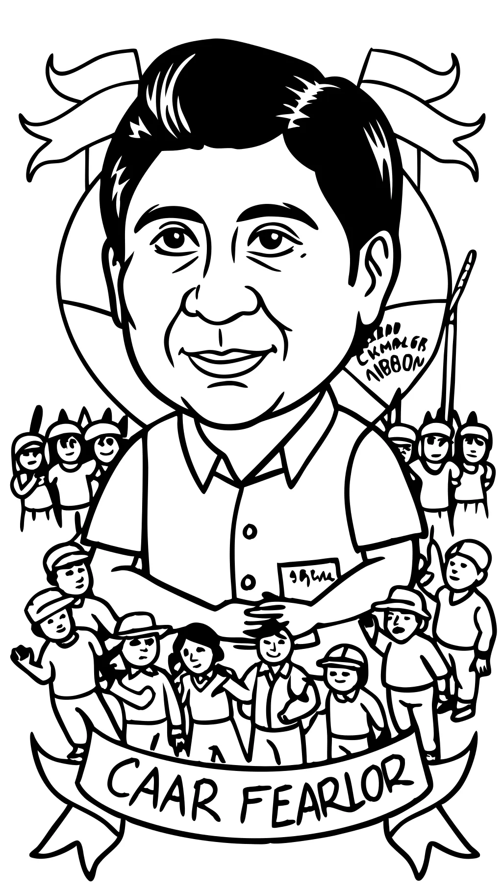 coloriage Cesar Chavez